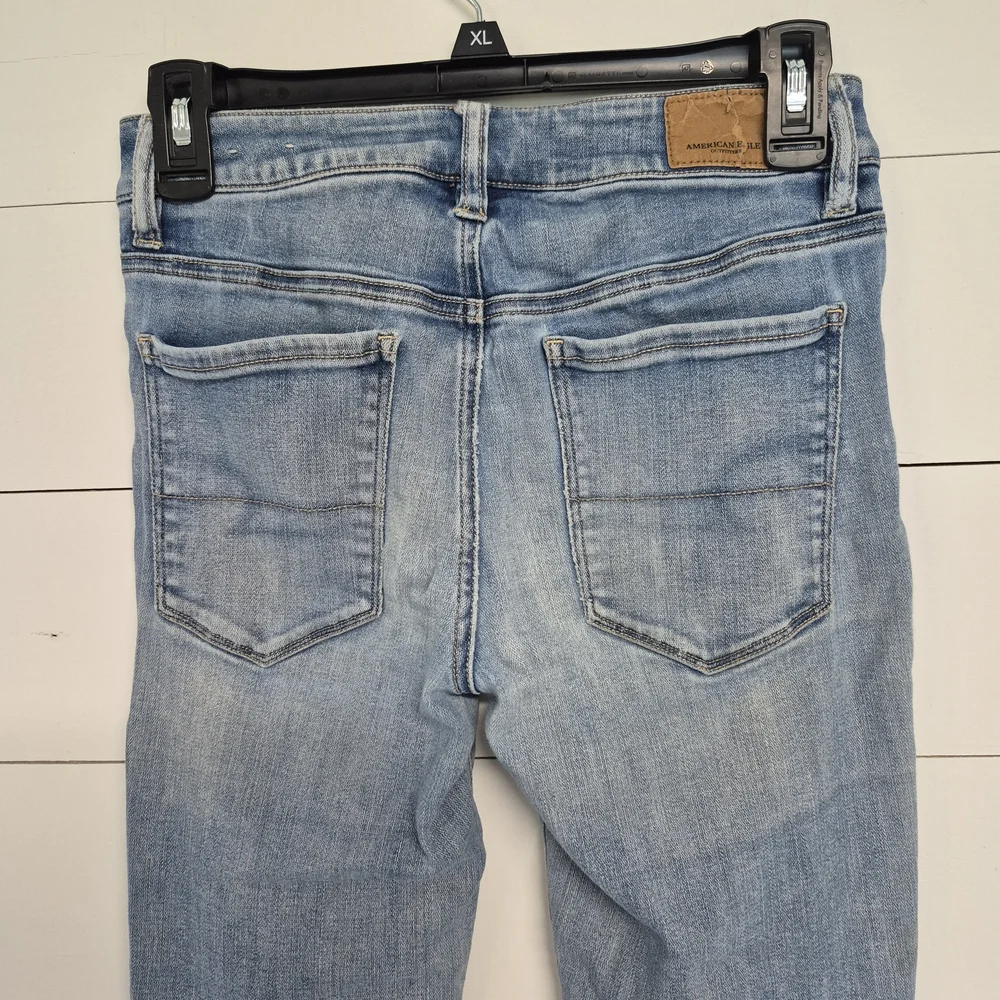 American Eagle Outfitters Blue Skinny Jeans Size 2 - Picture 3 of 7